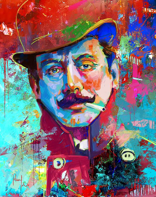 Giacomo Puccini, pintura de Georg Ireland Teatro Bío Bío